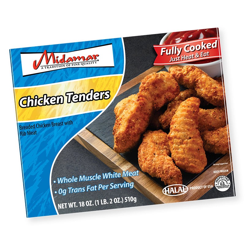 MIDAMAR CHICKEN TENDERS 18 OZ
