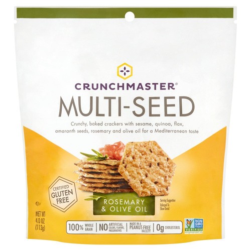 CRUNCHMASTER MULTISEED ROSEM/OLV OIL 4 OZ