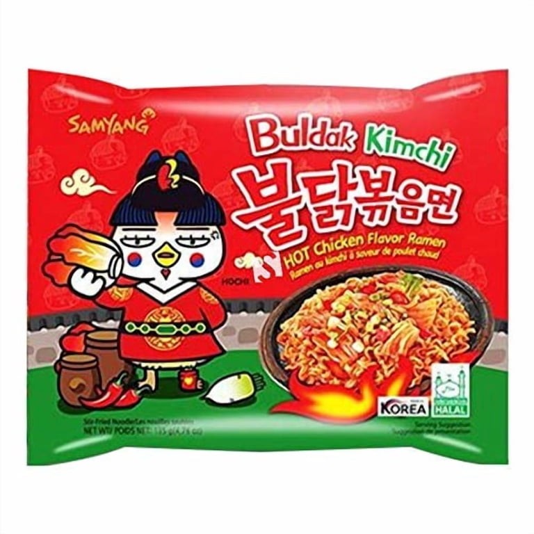 Kimchi Buldak Noodles Single 135 GM
