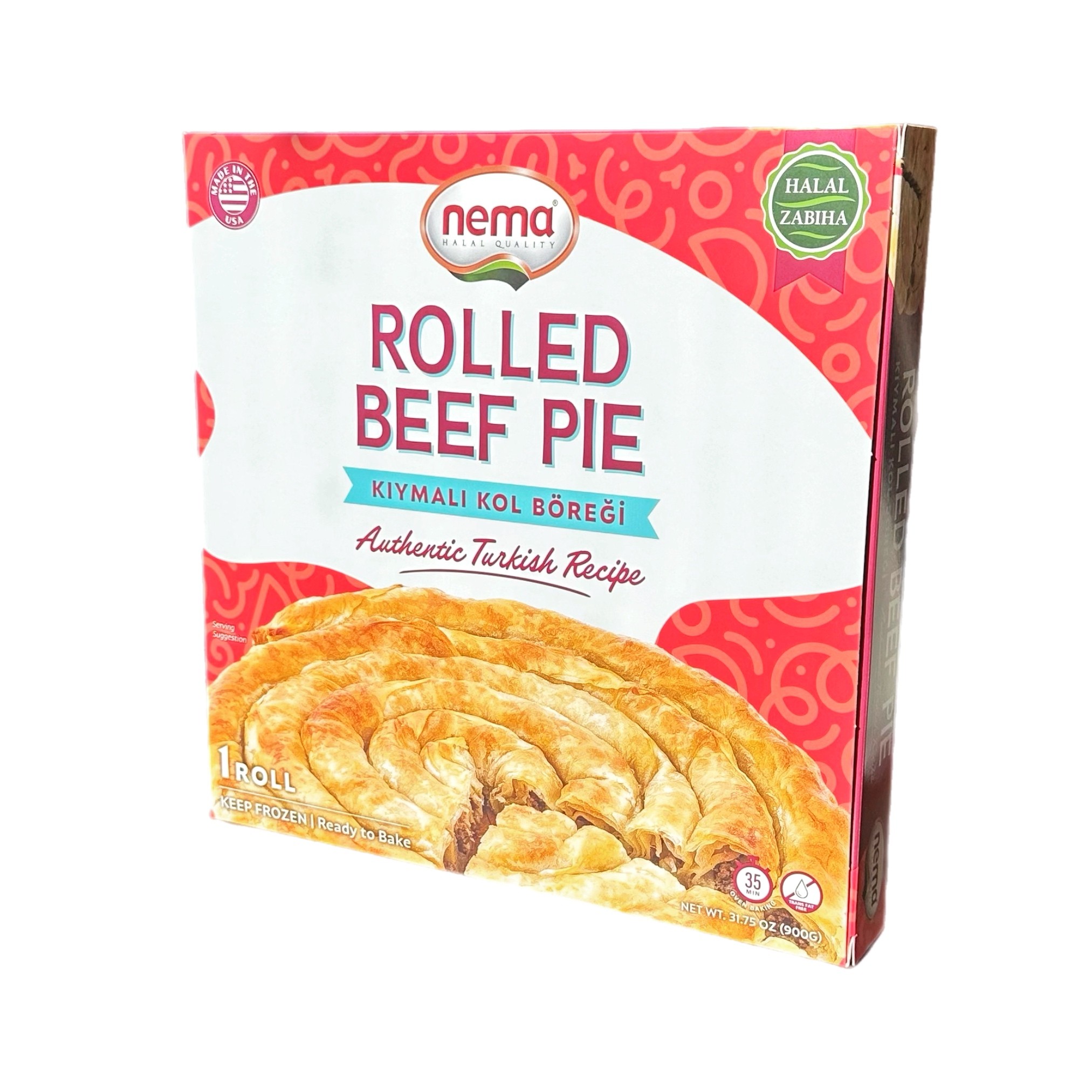 NEMA ROLLED BEEF PASTRY 900 GM