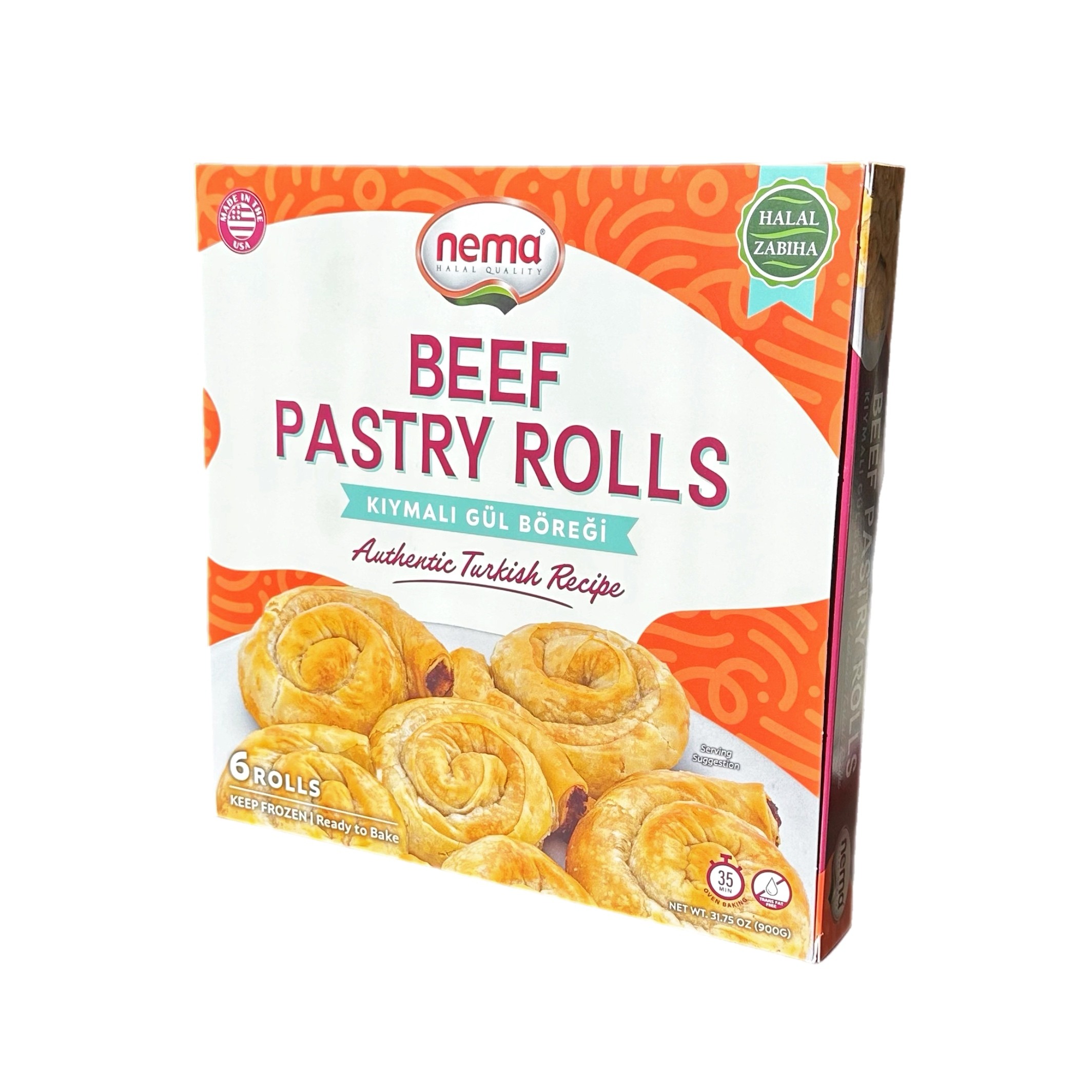 NEMA BEEF PASTRY ROLLS 900 GM