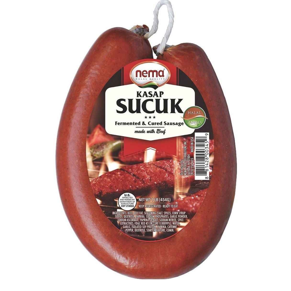 Nema Kasap Beef Sucuk 1 LBS