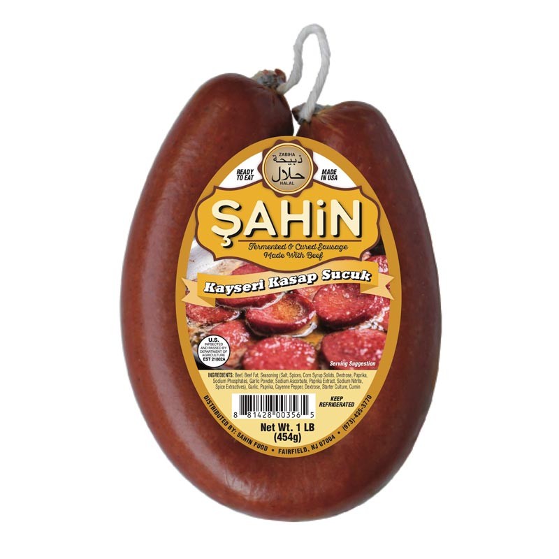 SAHIN KAYSERI KASAP BEEF SUCUK 1 LBS