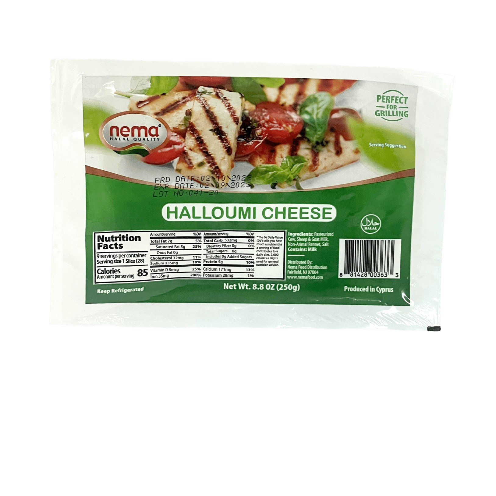 Nema Halloumi Cheese 250 GM