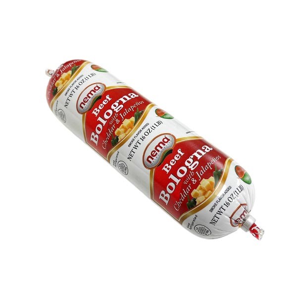 NEMA BEFF BOLOGNA WITH CHEDDAR & JALAPENO 16 OZ