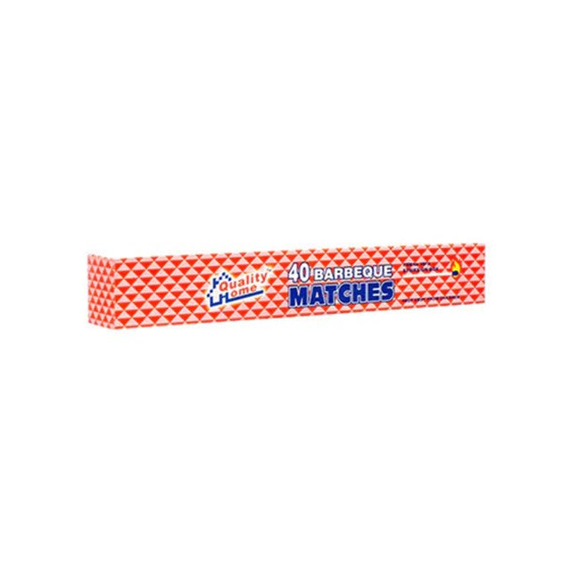 QUALITY HOME 40 BARBEQUE MATCHES 40 PCS