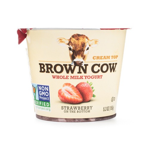 BROWN COW STRAWBERRY 5.3 OZ