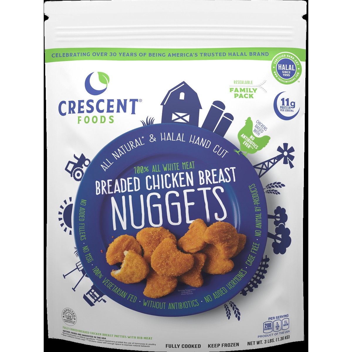CST CKN NUGGETS 3 LBS