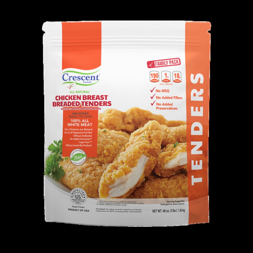 CRESCENT CHICKEN BREADED TENDER 3 LBS