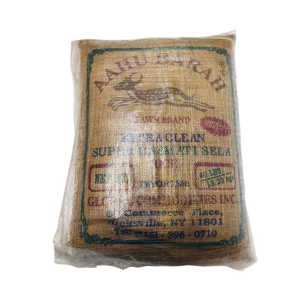 AAHU BARAH SELA BASMATI RICE 40 LBS