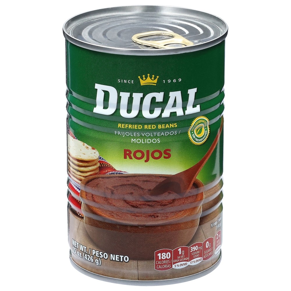 Ducal Refried Red Beans 15 OZ