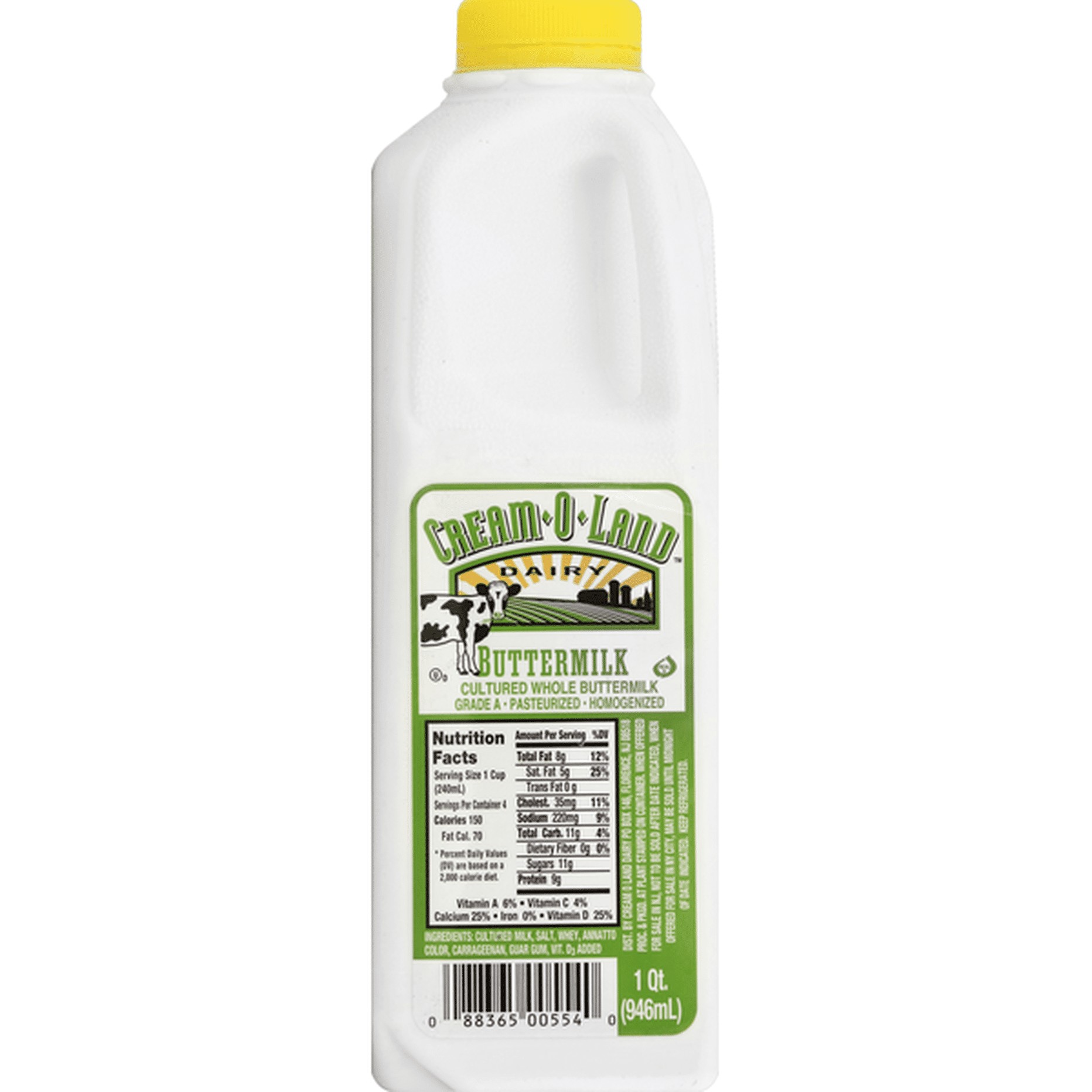 Cream O Land Cultured Buttermilk 946 ML