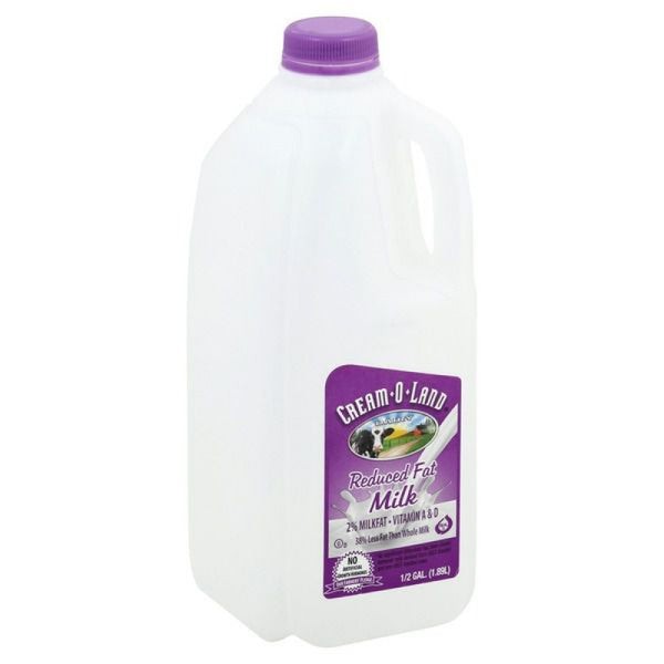 CREAM O LAND REDUCED FAT MILK 1.89 LTR
