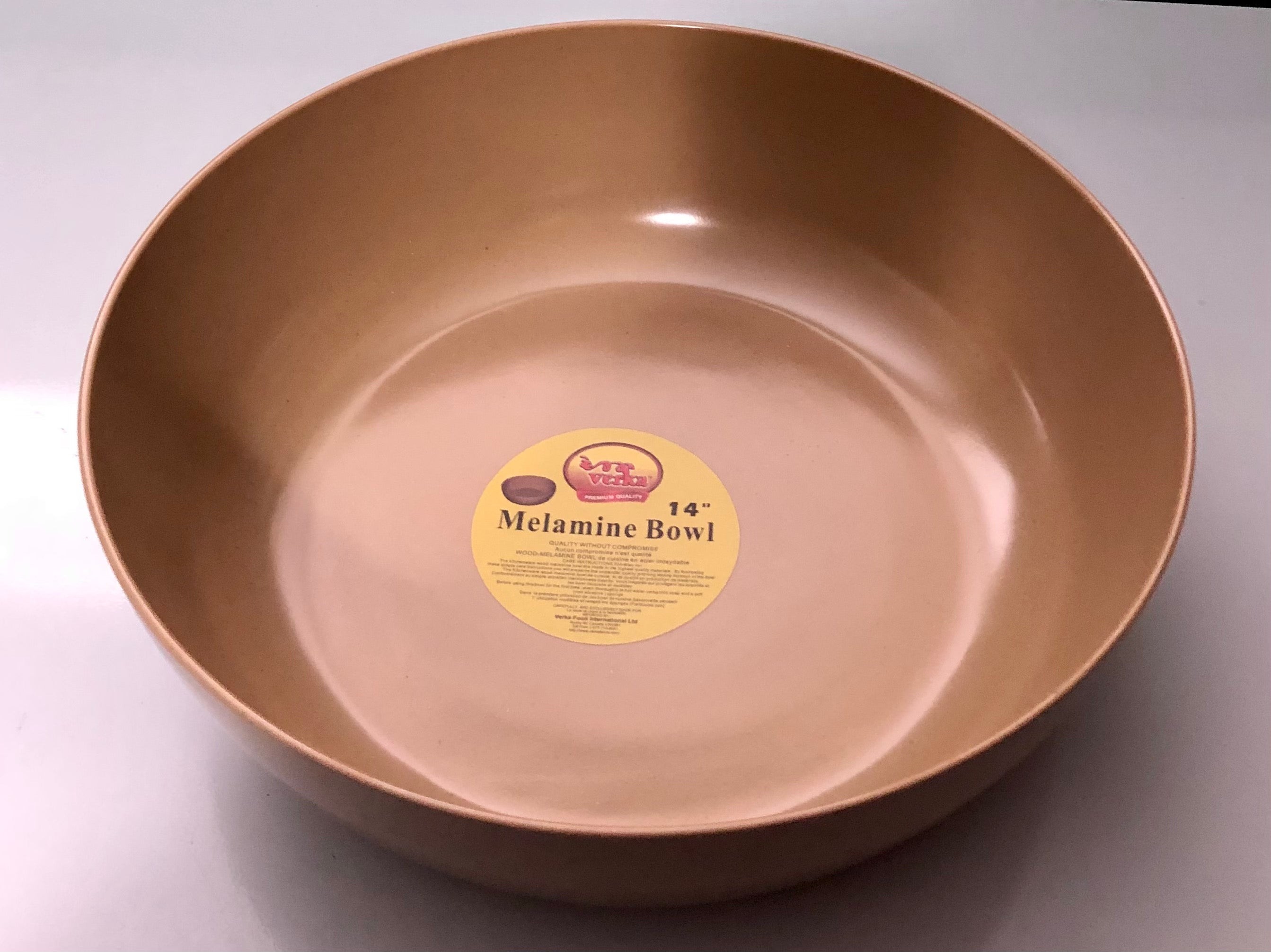 VERKA MELAMINE BOWL 14' 1 COUNT