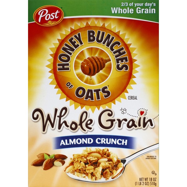 POST HONEY BUNCHES OF OATS ALMOND 510 GM