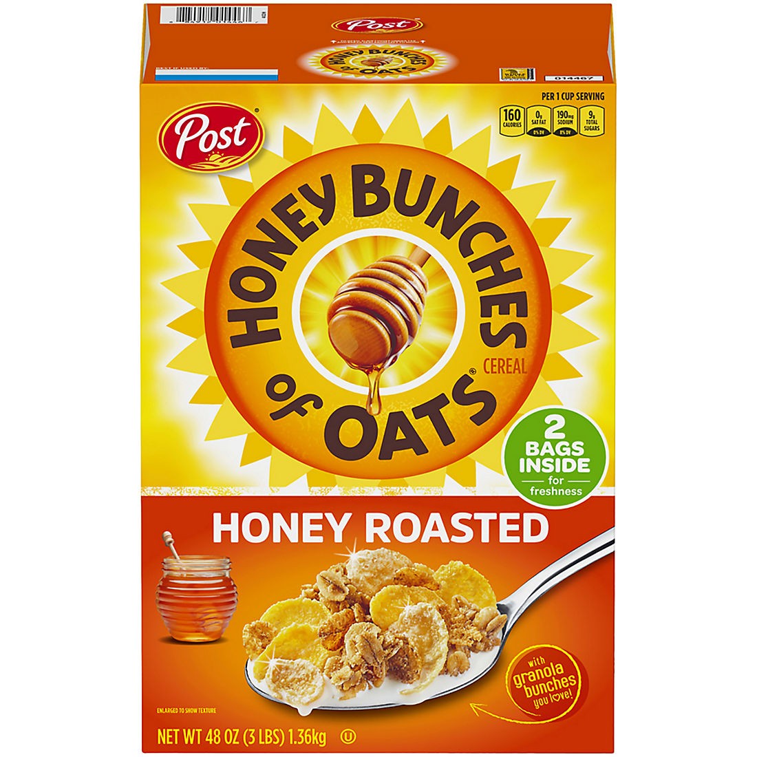 POST HONEY BUNCHES OF OATS 48 OZ