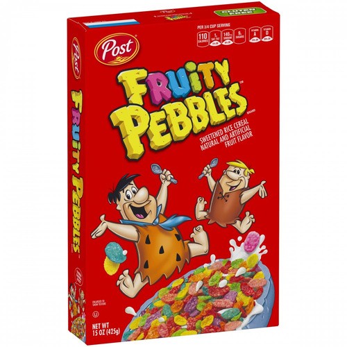 POST FRUITY PEBBLES 15 OZ