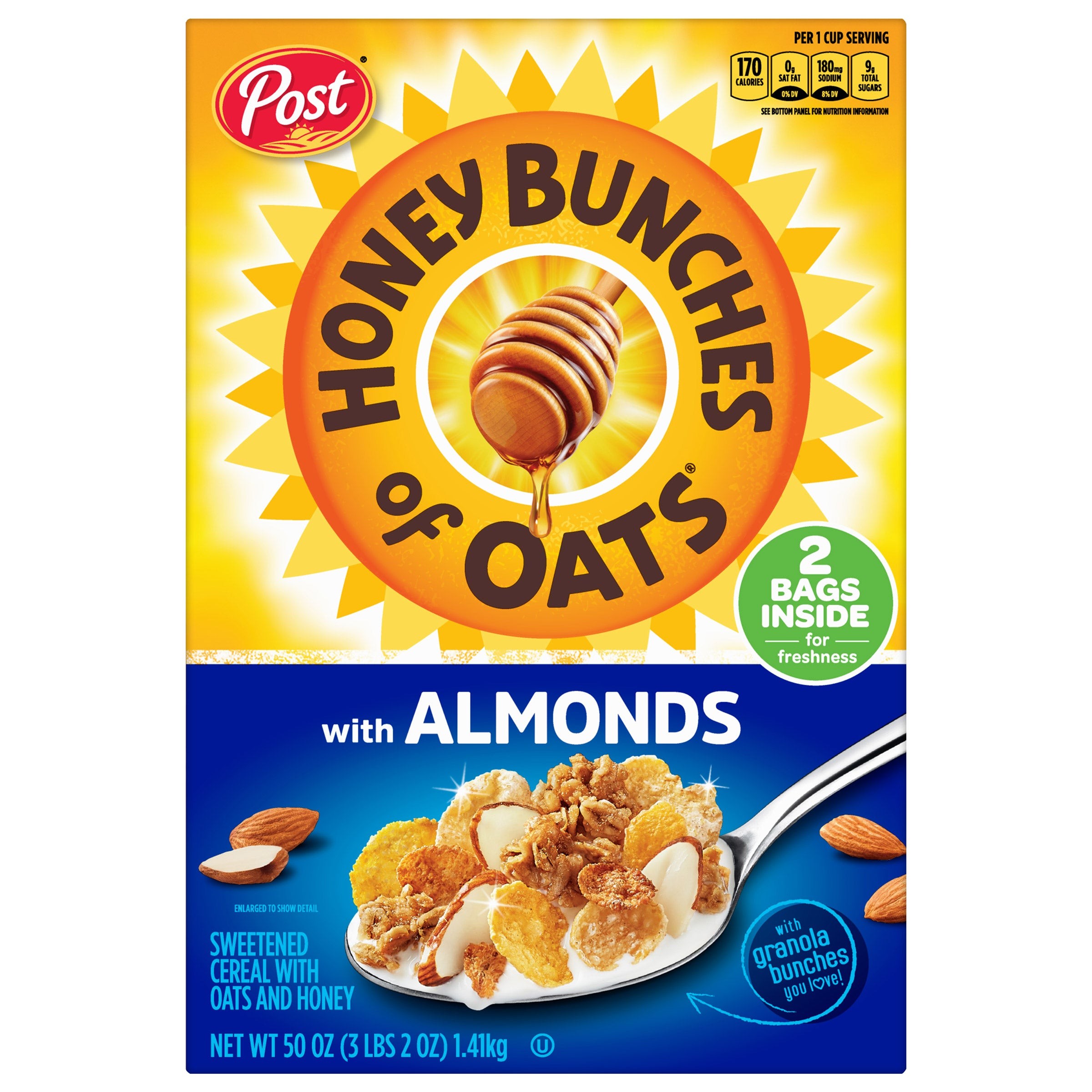 HONEY BUNCHES CEREAL 50 OZ