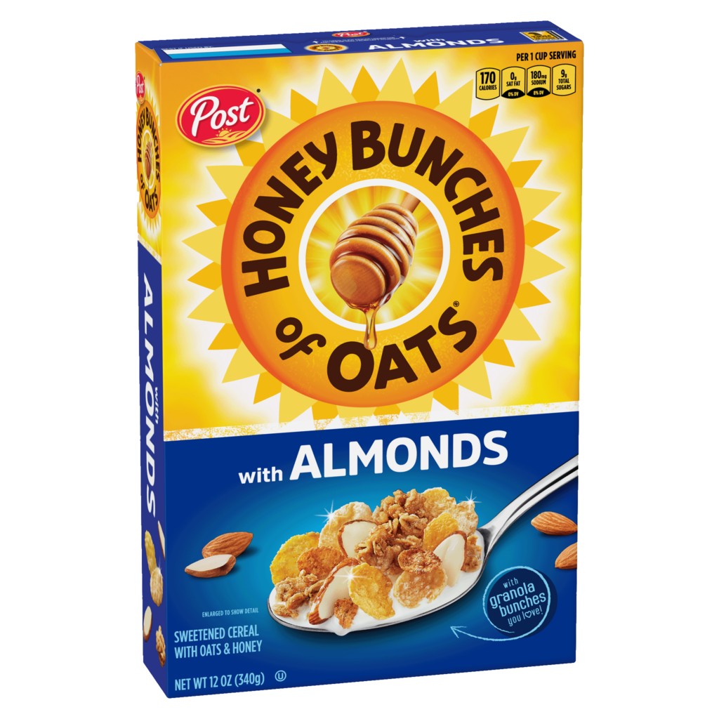 POST HONEY BUNCHES OF OATS WITH ALMONDS 350 GM