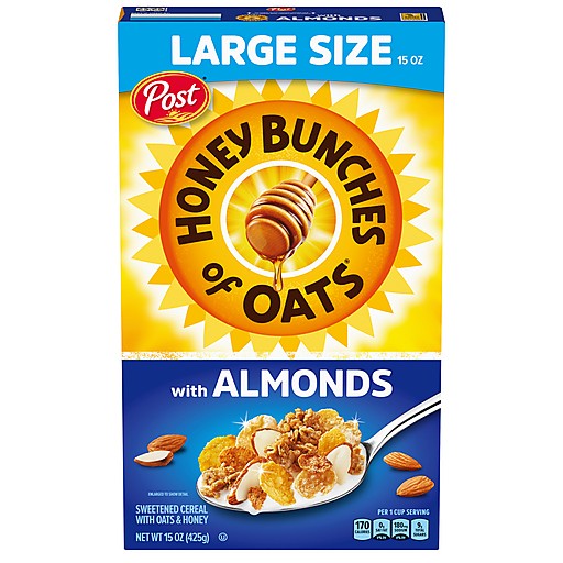 POST HBO CEREAL W/ALMONDS                15 OZ