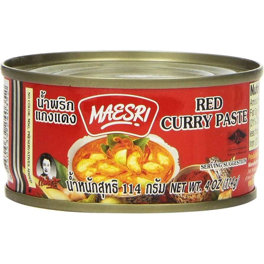 Maesri Red Curry Paste 4 OZ