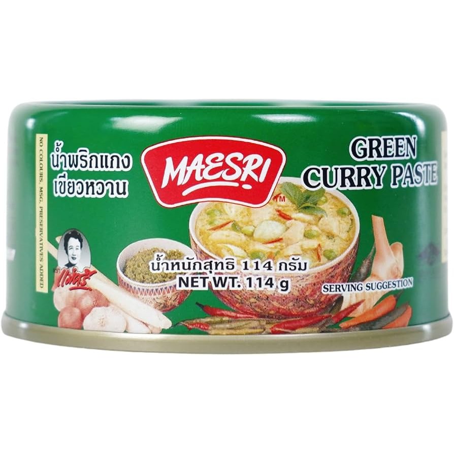 Maesri Green Curry Paste 4 OZ