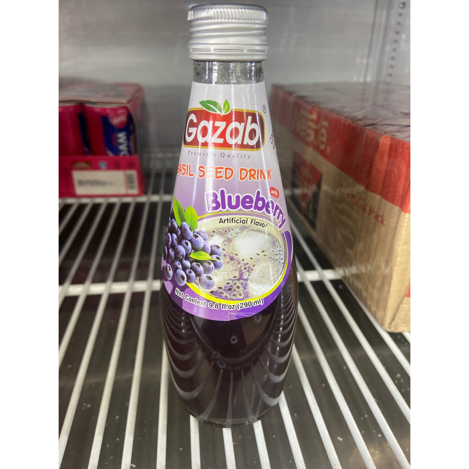 Gazab Blueberry Basil Seed Drink 290 ML