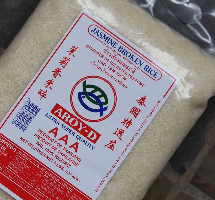 Broken Thai Jasmine Rice 5 LBS