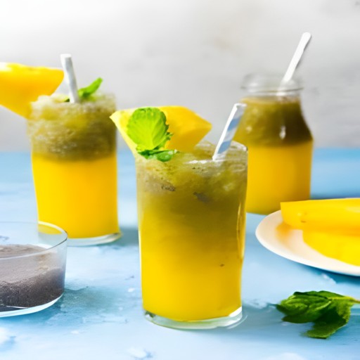 BASIL SEED DRINK PINEAPPLE FLAVOURE 290 ML