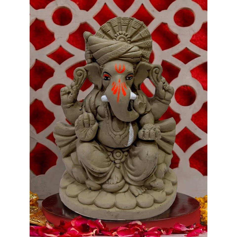 Sadhu Ganesh Idol 6 Inch