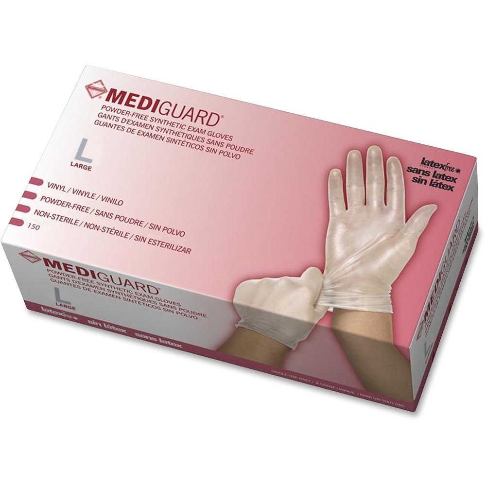 MediGuard Vinyl Gloves 150 PCS