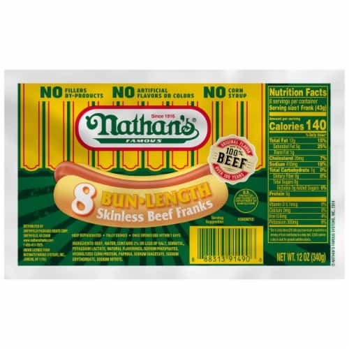 NATHAN'S BUN LGH BF 14 OZ
