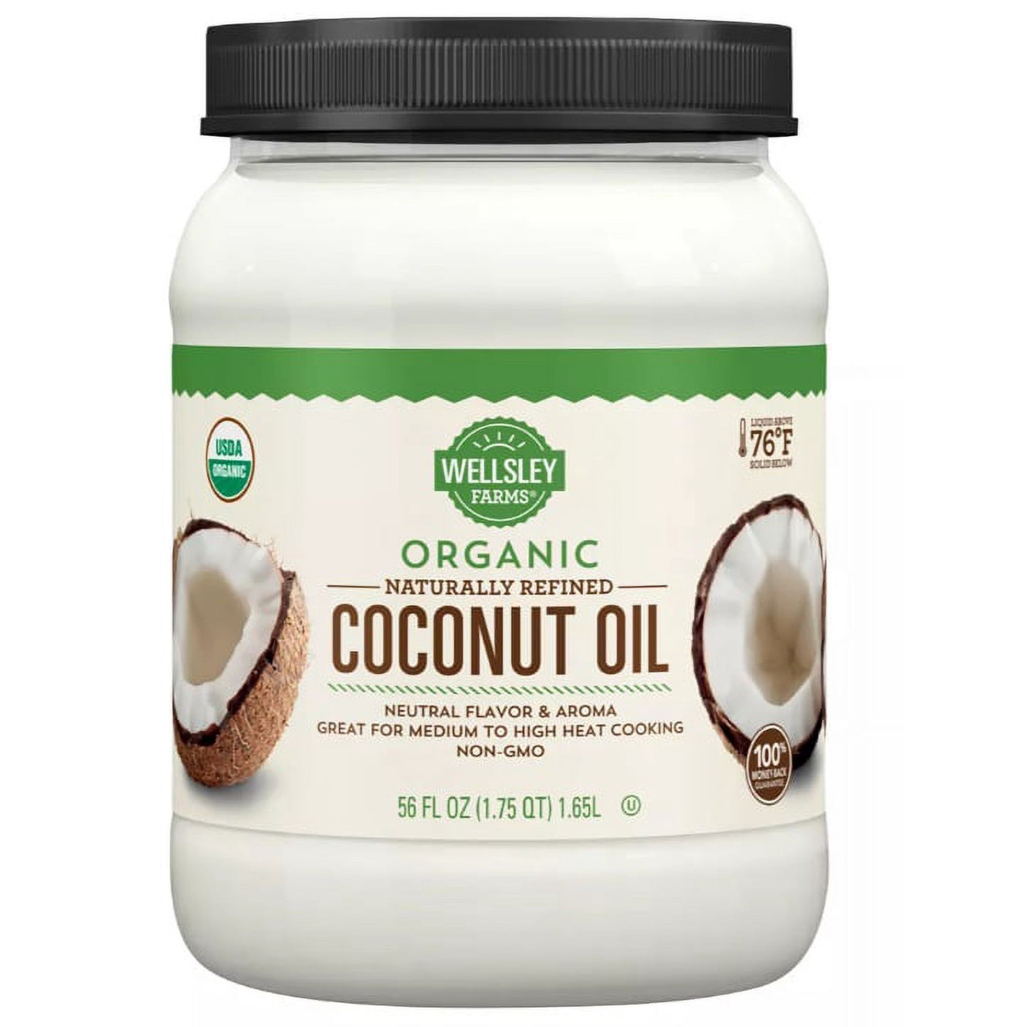 WELLSLEY ORGANIC COCONUT OIL 56 OZ