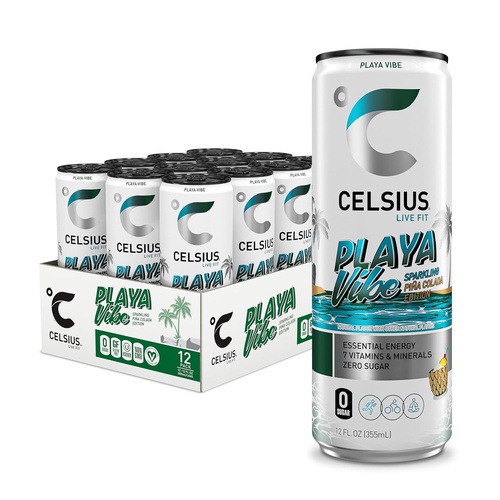 CELSIUS PLAYA VIBE 12 OZ