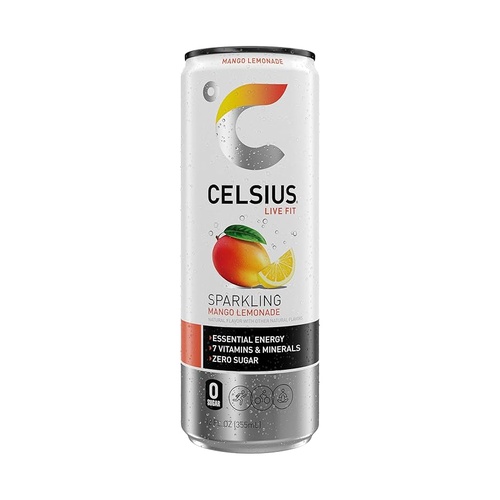 CELSIUS MANGO LMND 12 OZ
