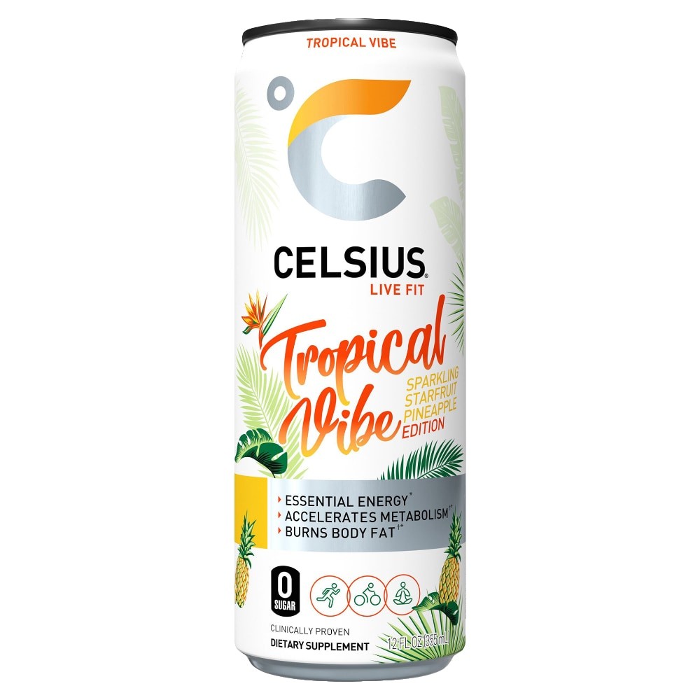 CELSIUS Tropical Vibe 12 Floz