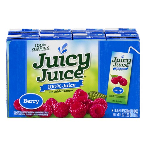 JUICY JUICE 100 BRY SLM 8 COUNT