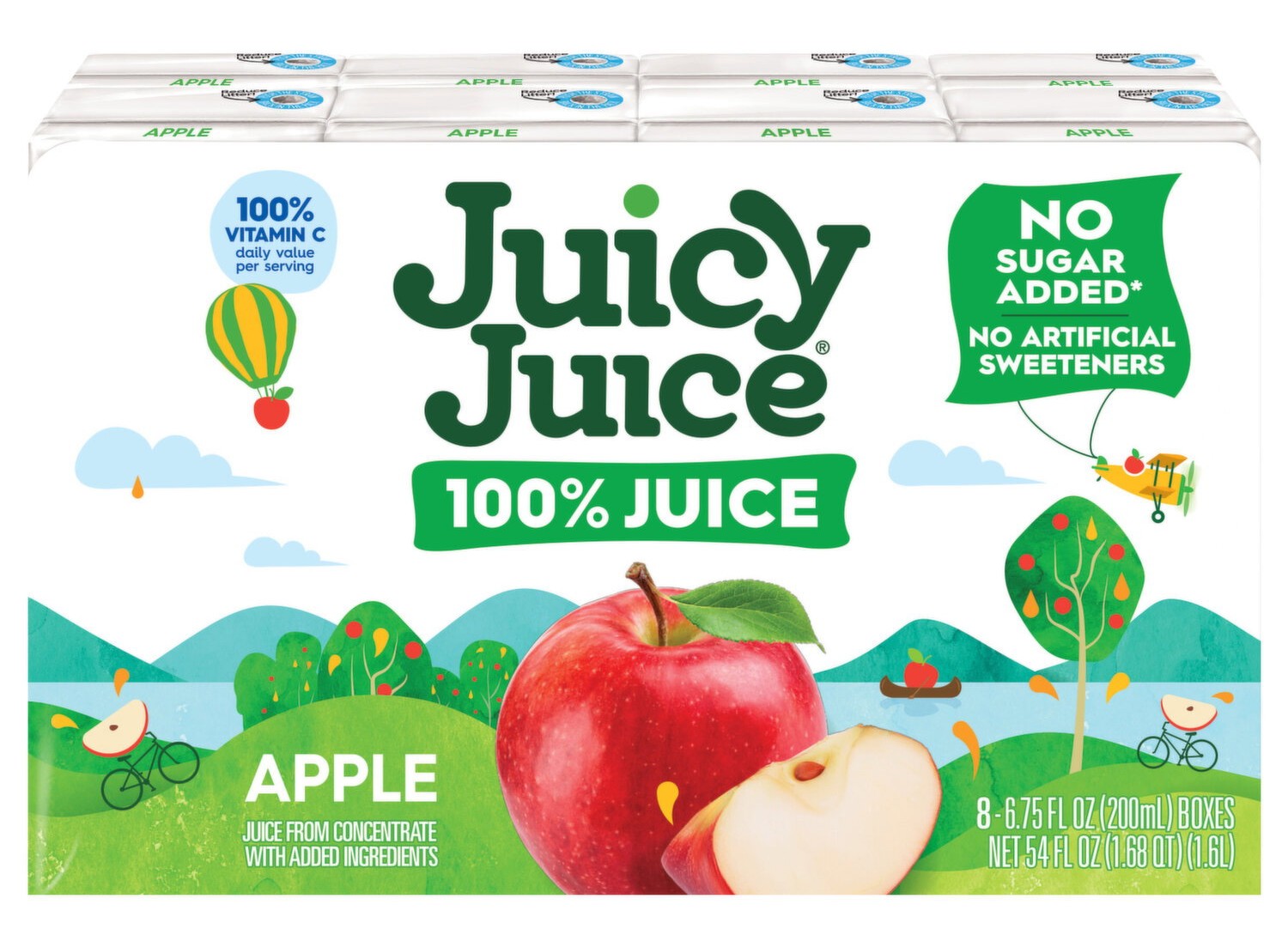 Juicy Juice Apple Slim 8 Count 54 Floz