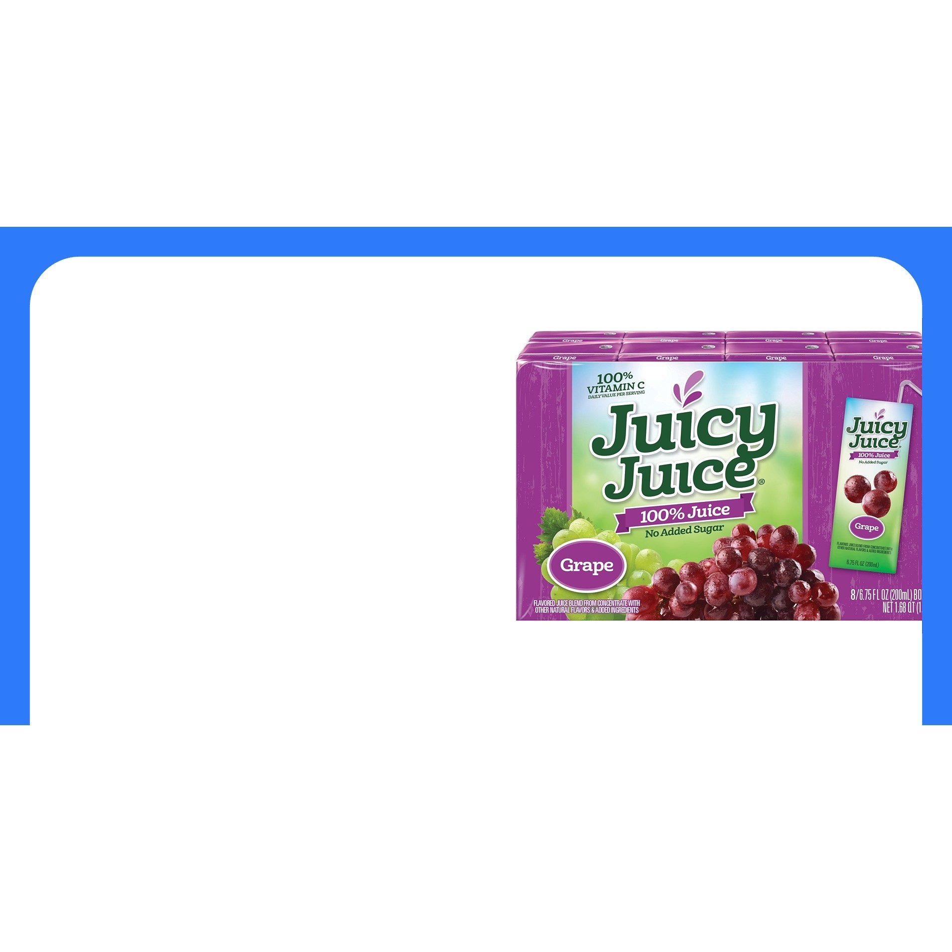 Juicy Juice Grape 8 Pack 6 Oz