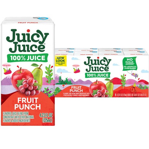 JUICY JUICE 100 PNCH BOX 8 Count