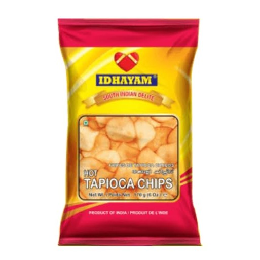 IDHAYAM HOT TAPIOCA CHIPS 170 GM