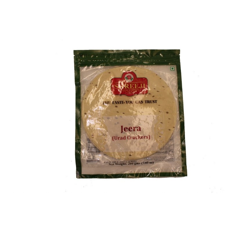 Shreeji Jeera Urad Cracker 200 GM