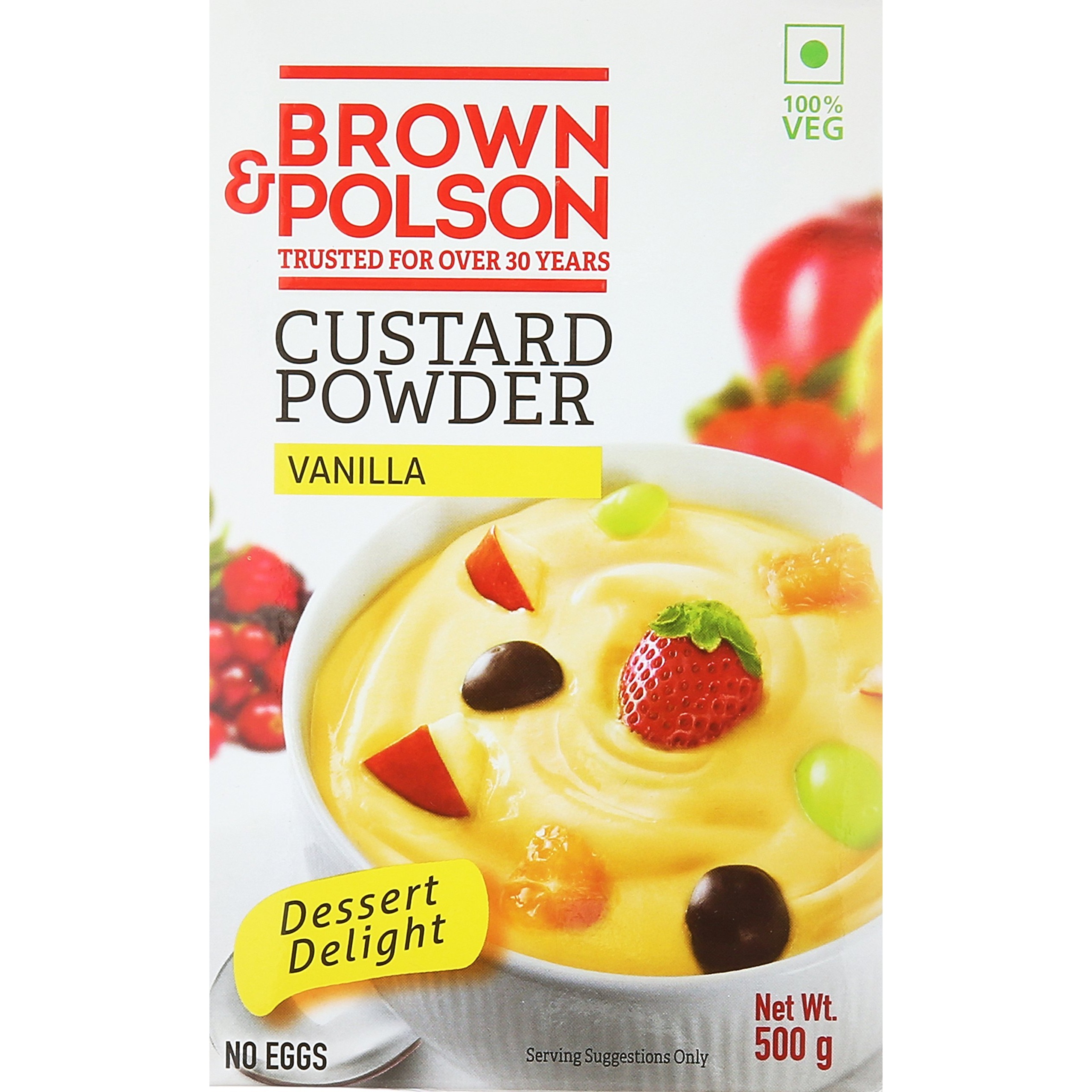 Brown Polson Custard Powder 500 GM