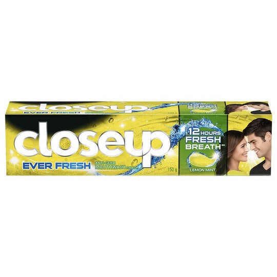 CLOSE UP LEMON MINT TOOTHPASTE 150 GM