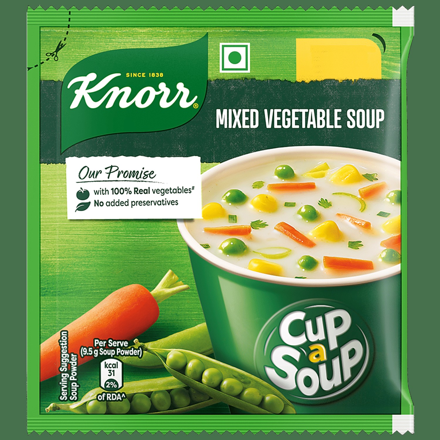 KNOOR MIXED VEG SOUP 10 GM