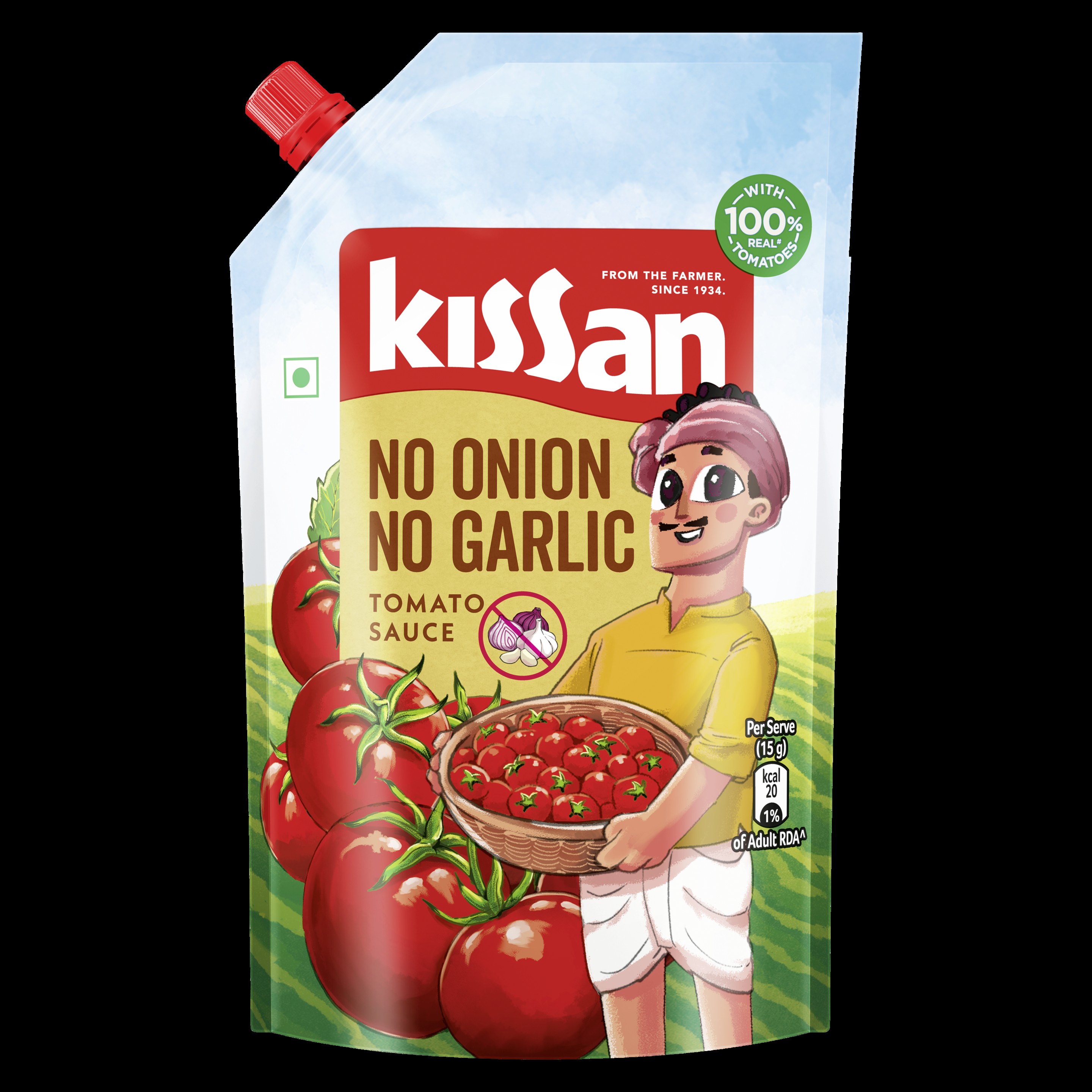 KISSAN SAUCE NO ONION NO GARLIC 500 GM