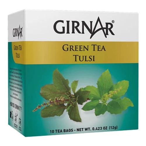 Girnar Green Tea With Tulsi 10 BAG