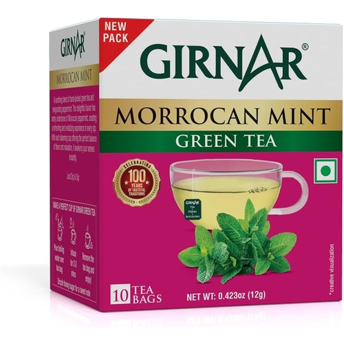 GIRNAR GREEN TEA BAGS 10 BAG