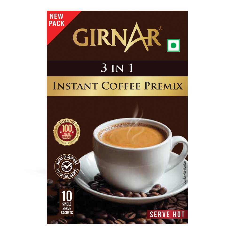 Girnar 3in1 Instant Coffee 10 BAG