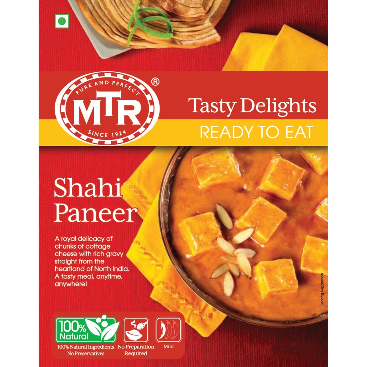 MTR SHAHI PANEER  300 GM